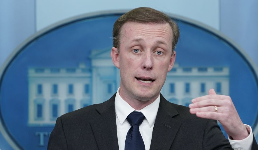 White House National Security Adviser Jake Sullivan speaks during the daily briefing at the White House in Washington, Dec. 12, 2022. (AP Photo/Susan Walsh, File)