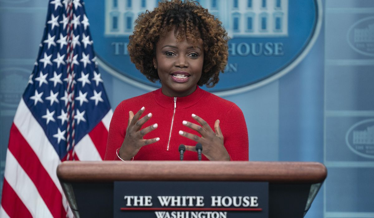 NextImg:White House game of playing media favorites backfires on Biden’s press secretary