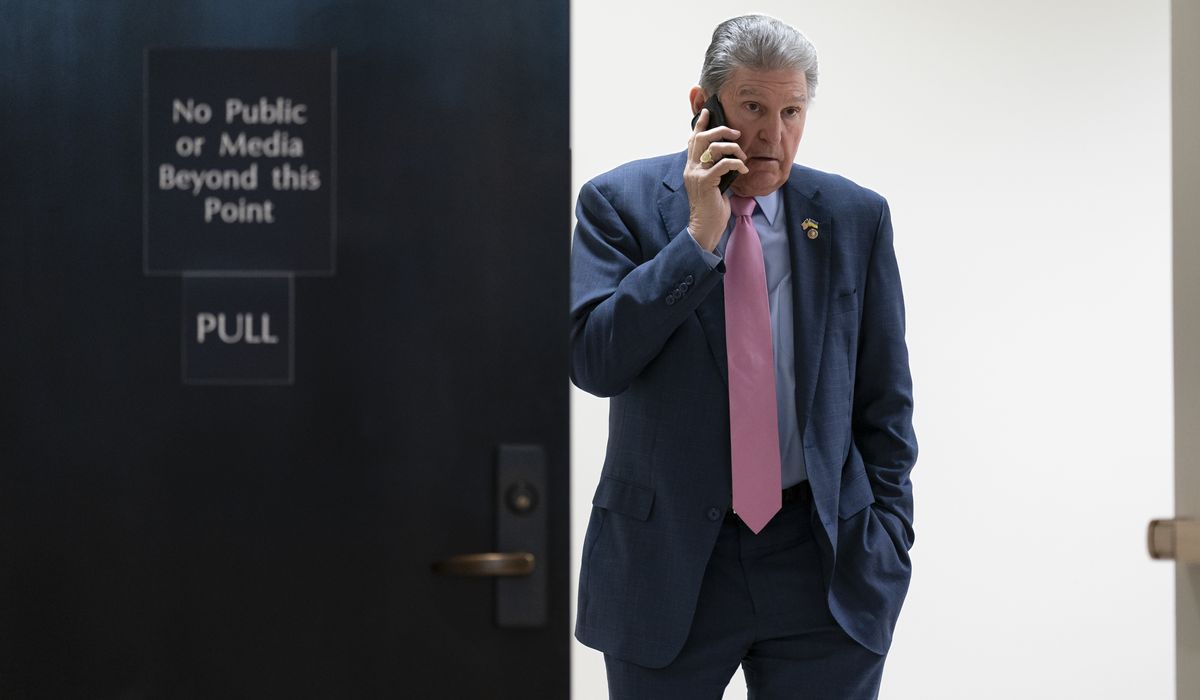 NextImg:Manchin: ESG hurts energy security if geopolitical risks get ignored