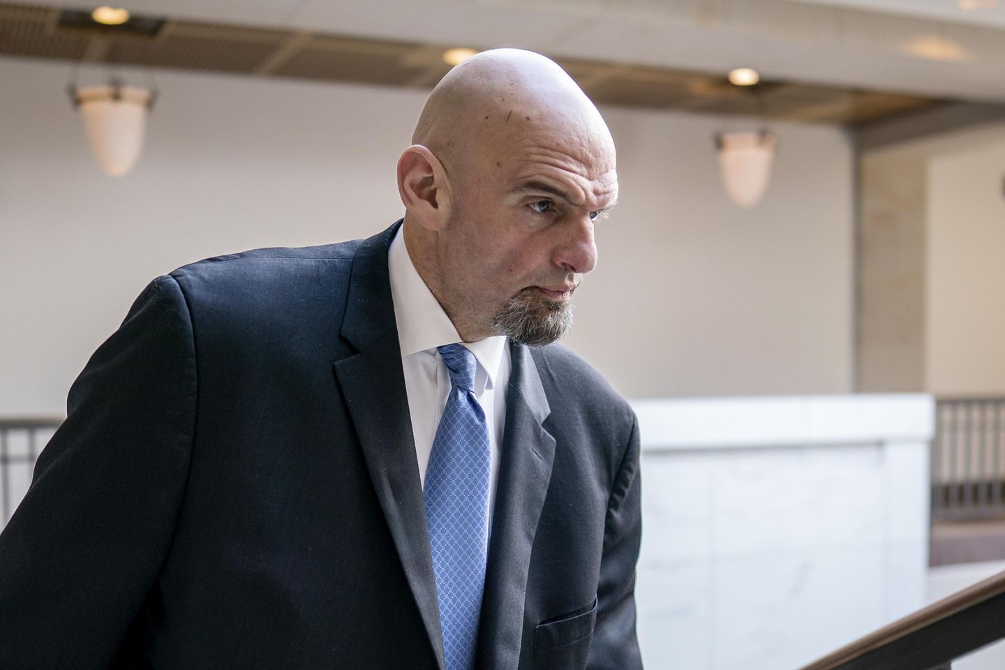 Sen. John Fetterman discharged from Walter Reed after treatment for depression