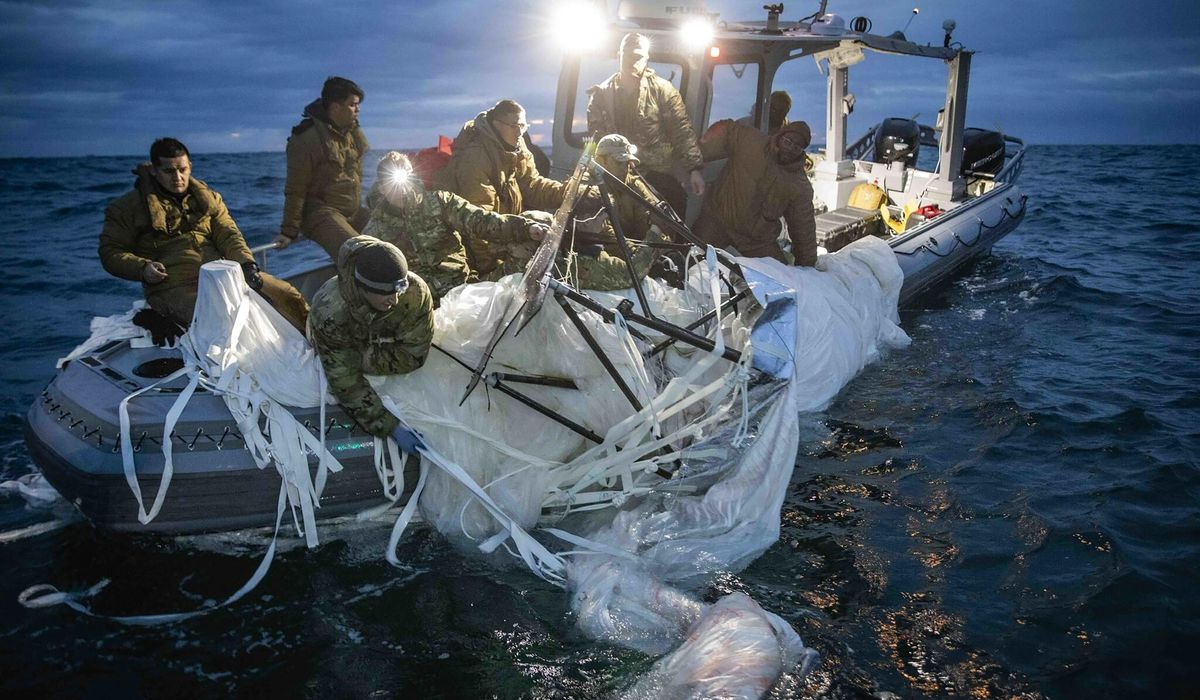 NextImg:U.S. ends search off South Carolina coast for debris from suspected Chinese spy balloon