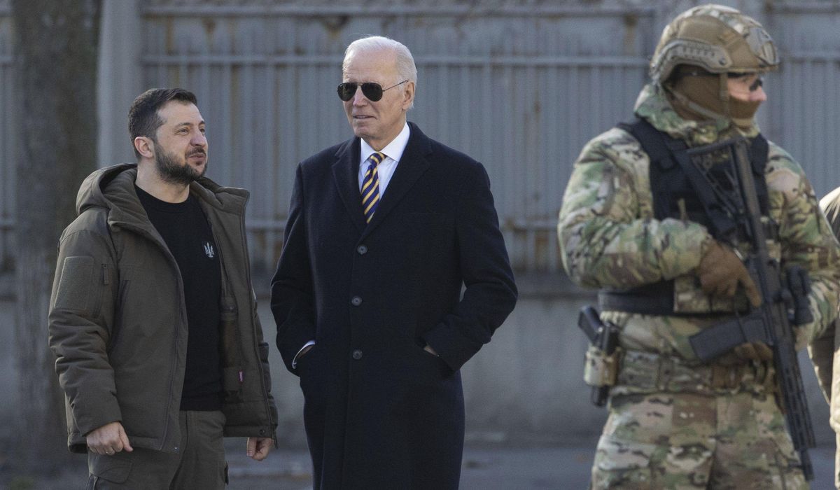 NextImg:Biden makes surprise visit to Ukraine in major show of support
