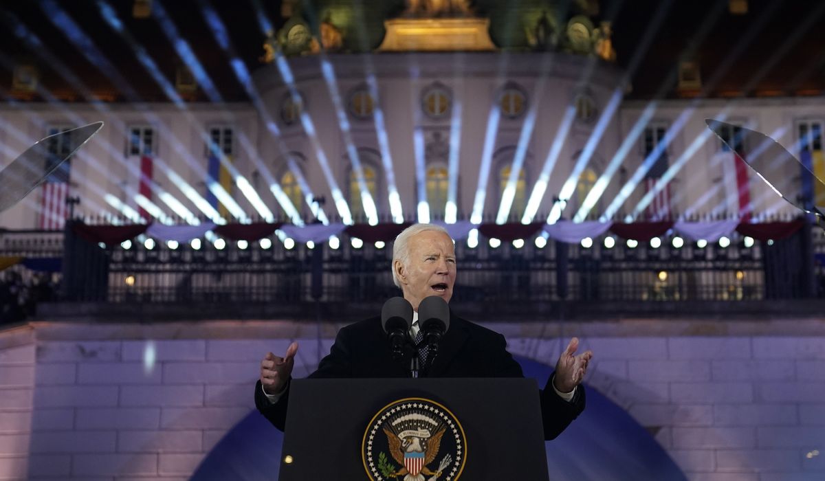 NextImg:Biden declares ‘Kyiv stands strong’ to mark anniversary of Russian invasion