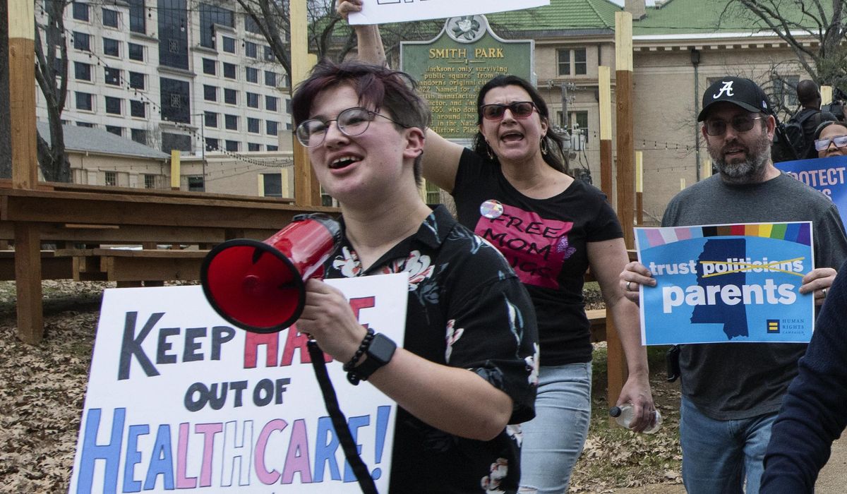 NextImg:Mississippi Senate passes limit on transgender health care