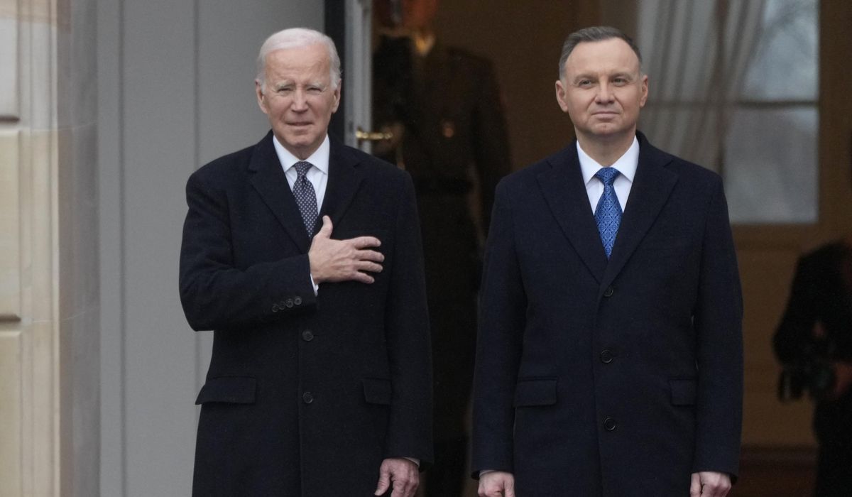 NextImg:Biden meets with Poland leader, set to speak on Ukraine war