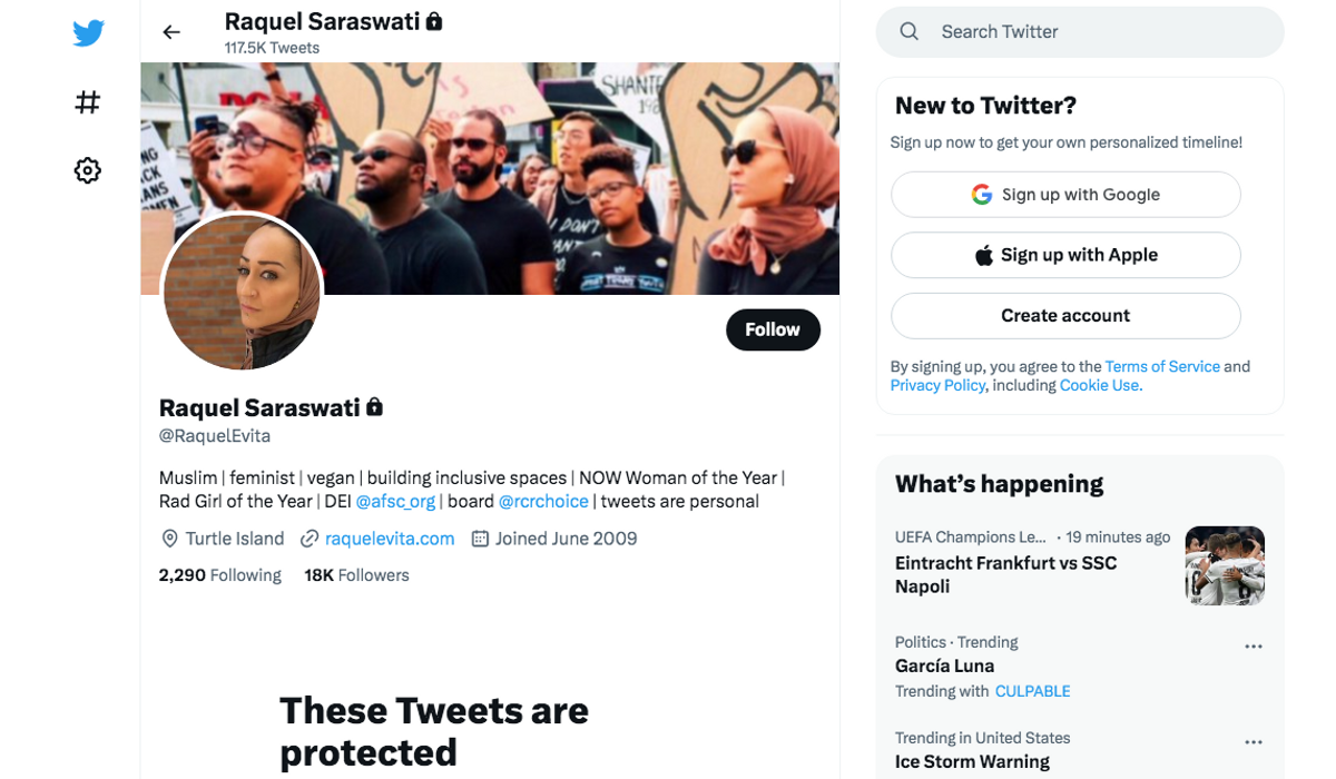 NextImg:Muslim activist outed by mom over ethnicity lies: ‘I’m as White as the driven snow and so is she’