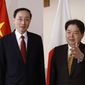 China&#x27;s Vice Minister of Foreign Affairs Sun Weidong, left, meets with Japan&#x27;s Foreign Minister Yoshimasa Hayashi at Foreign Ministry in Tokyo Wednesday, Feb. 22, 2023. (Issei Kato/Pool Photo via AP)