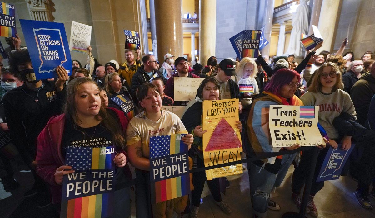NextImg:Indiana House advances bill that could out trans students