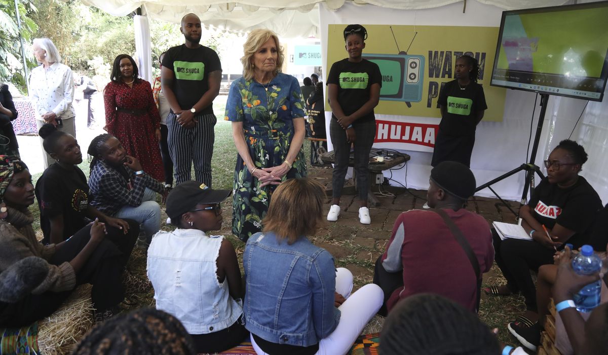 NextImg:Jill Biden talks safe sex, condoms with Kenya’s young adults