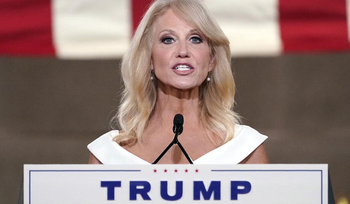 NextImg:Kellyanne Conway: Keep a seat for Trump on debate stage, his ‘natural habitat’