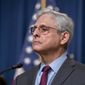Attorney General Merrick Garland listens to a question during a news conference, Tuesday, March 7, 2023, in Washington. (AP Photo/Alex Brandon)