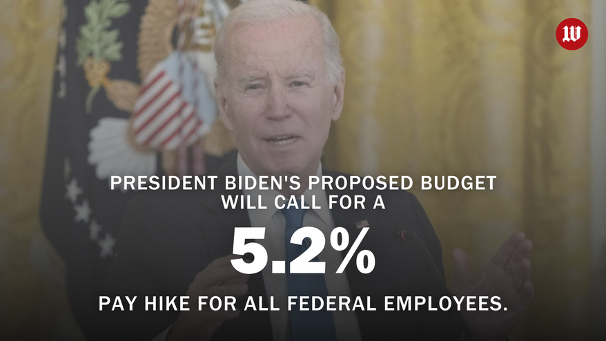 Biden’s pay hike for feds is largest proposed since Carter admin- horizontal