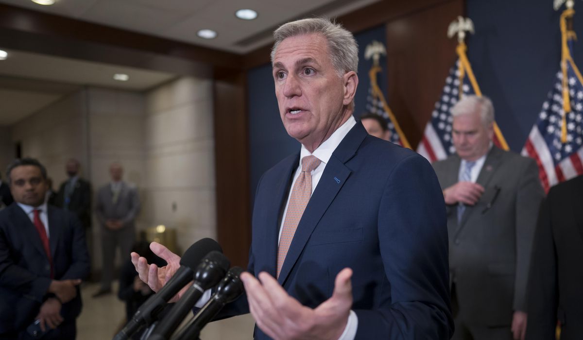 NextImg:McCarthy blasts Manhattan DA over expected Trump indictment, calls probe into election interference