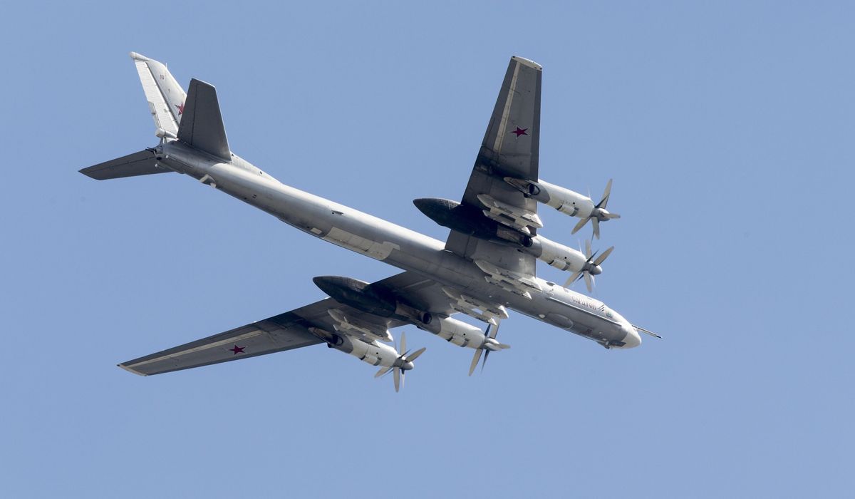 NextImg:U.S. jets scrambled to intercept four Chinese, Russian bombers near Alaska