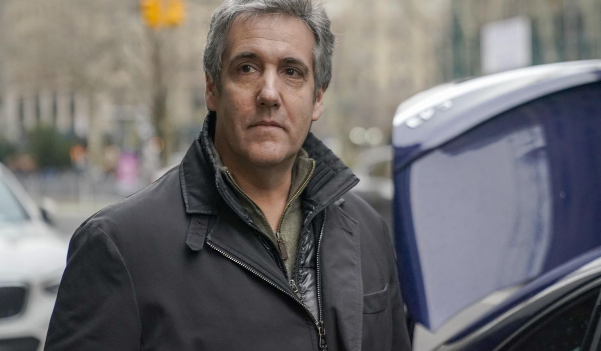 NextImg:Michael Cohen to testify Monday in Trump hush-money probe
