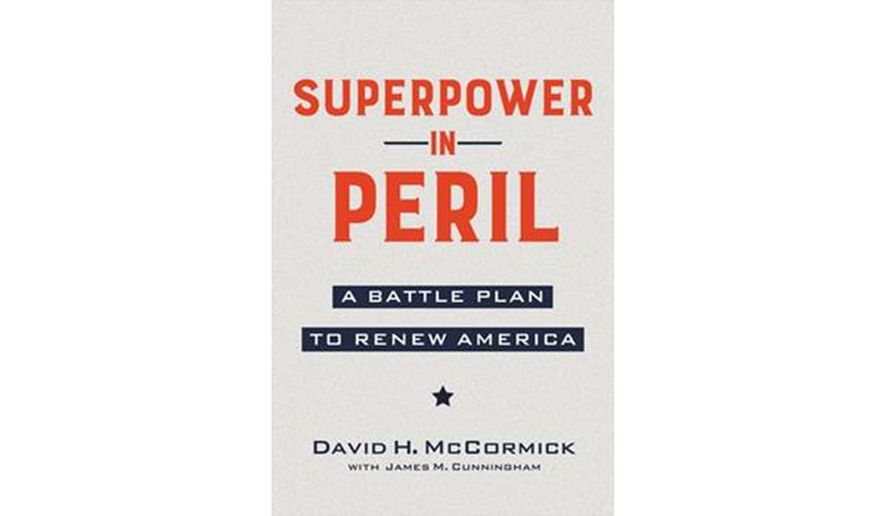 'Superpower in Peril' by David McCormick (book cover)