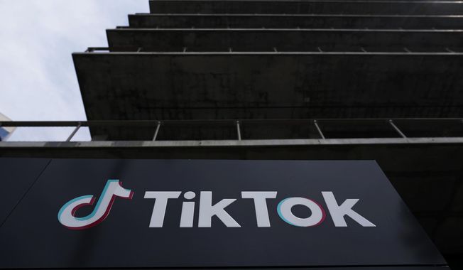 The TikTok Inc. building is seen in Culver City, Calif., on Friday, March 17, 2023. (AP Photo/Damian Dovarganes) **FILE**