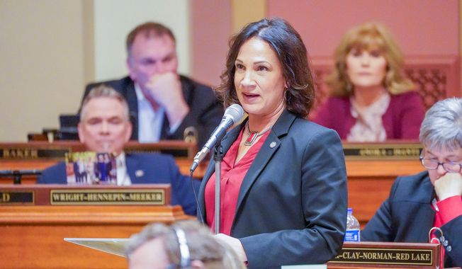 Minnesota House Minority Leader Lisa Demuth became the first Black person and the first Republican woman to lead a state legislative caucus in November 2022. (Photo courtesy the Republican State Leadership Committee)