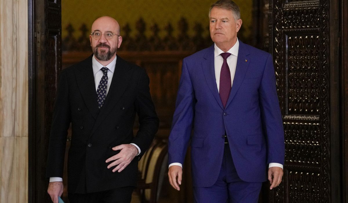 NextImg:European Council chief vows support, ammunition for Ukraine