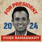 Illustration on the presidential candidacy of Vivek Ramaswamy by Greg Groesch/The Washington Times