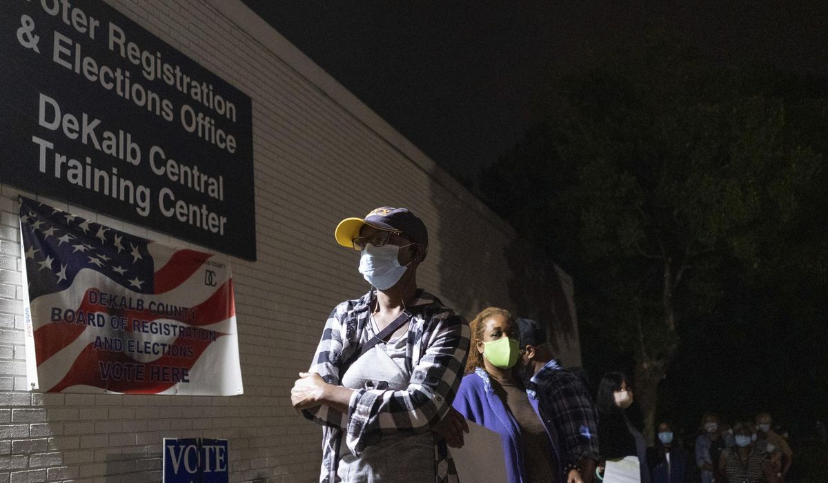 NextImg:Bill nears passage to ban outside election cash in Georgia