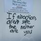 The pro-life Heartbeat of Miami Pregnancy Help Medical Clinics facility in Hialeah, Florida, was vandalized with pro-choice graffiti on July 3, 2022. (Photo courtesy First Liberty Institute)