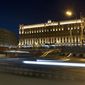 A car passes the building of the Federal Security Service (FSB, Soviet KGB successor) in Lubyanskaya Square in Moscow, Russia, on Monday, July 24, 2017. Russia’s top security agency says a reporter for The Wall Street Journal has been arrested on espionage charges. The Federal Security Service (FSB), the top KGB successor agency, said Thursday, March 30, 2023, that Evan Gershkovich was detained in the Ural Mountains city of Yekaterinburg while allegedly trying to obtain classified information. (AP Photo, File)
