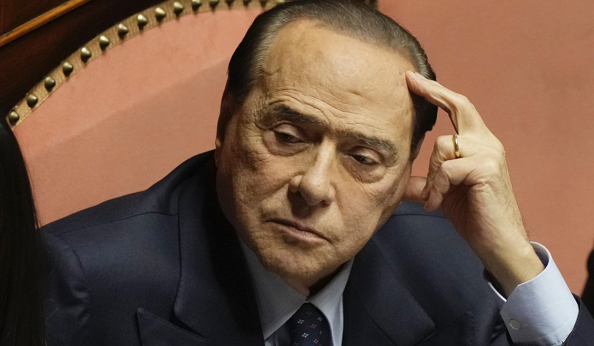 NextImg:Italian ex-leader Berlusconi hospitalized in ICU, but alert