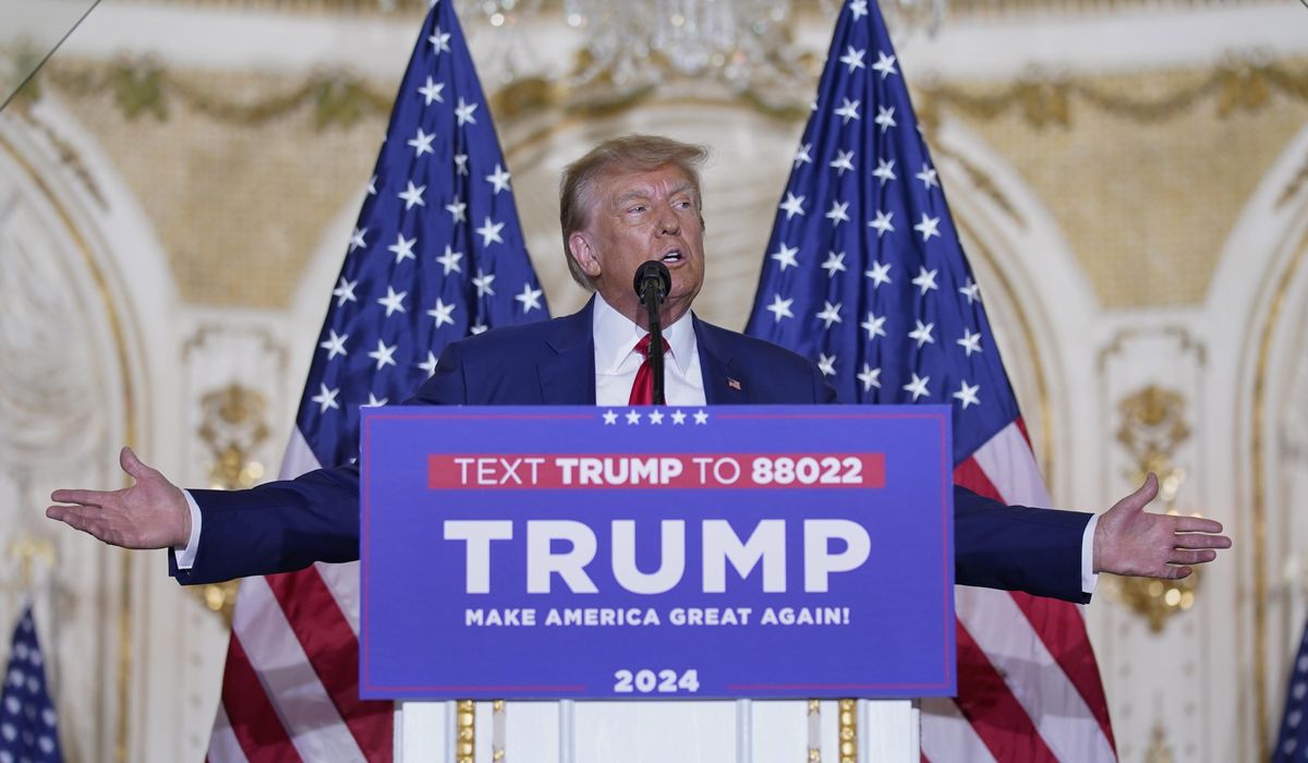 NextImg:Trump slams, DeSantis, Biden, criminal probes in wide-ranging criticisms of election interference