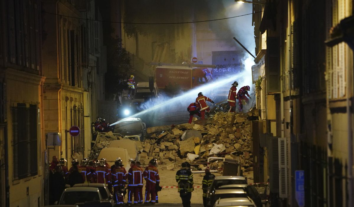 NextImg:France: 4 bodies found after Marseille building collapse