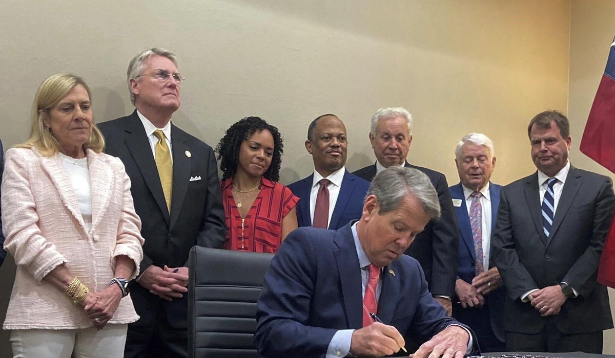 NextImg:Georgia Gov. Kemp signs bills aiming to improve school safety, literacy