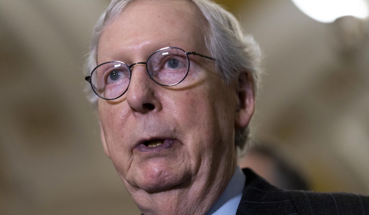 NextImg:GOP leader McConnell returning to Senate after head injury