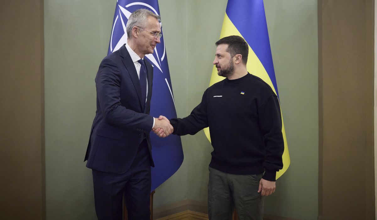 NextImg:Kremlin fumes as NATO chief visits Kyiv, says Ukraine’s ‘rightful place’ is in the alliance