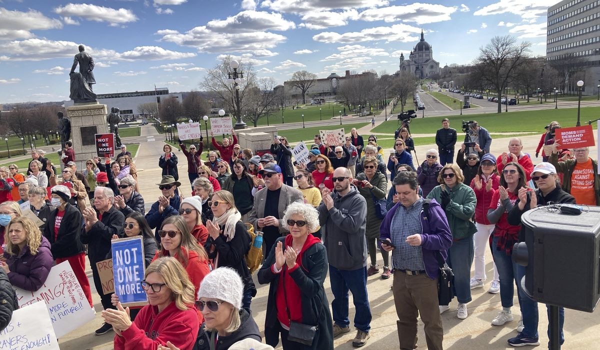 NextImg:Gun safety proposals take big step forward at Minnesota Legislature
