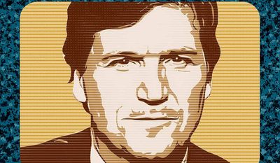 Tucker Carlson&#x27;s departure from Fox News illustration by Greg Groesch / The Washington Times