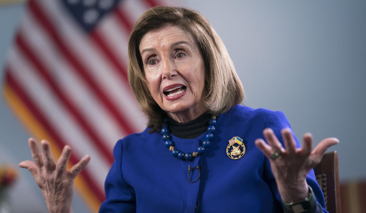 NextImg:Nancy Pelosi says Matt Gaetz has no ‘sway’ in House