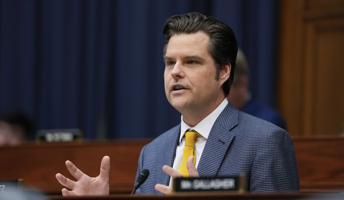 NextImg:Gaetz asks FBI’s Wray for answers about a BLM-demonstrating agent who got promoted