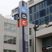 The headquarters for National Public Radio (NPR) stands on North Capitol Street on April 15, 2013, in Washington. (AP Photo/Charles Dharapak, File)