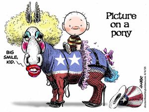 Picture on a pony
