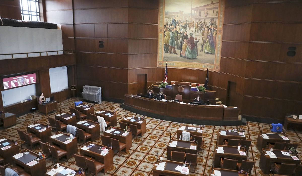 NextImg:GOP Oregon state senators boycott 2nd day, prevent quorum