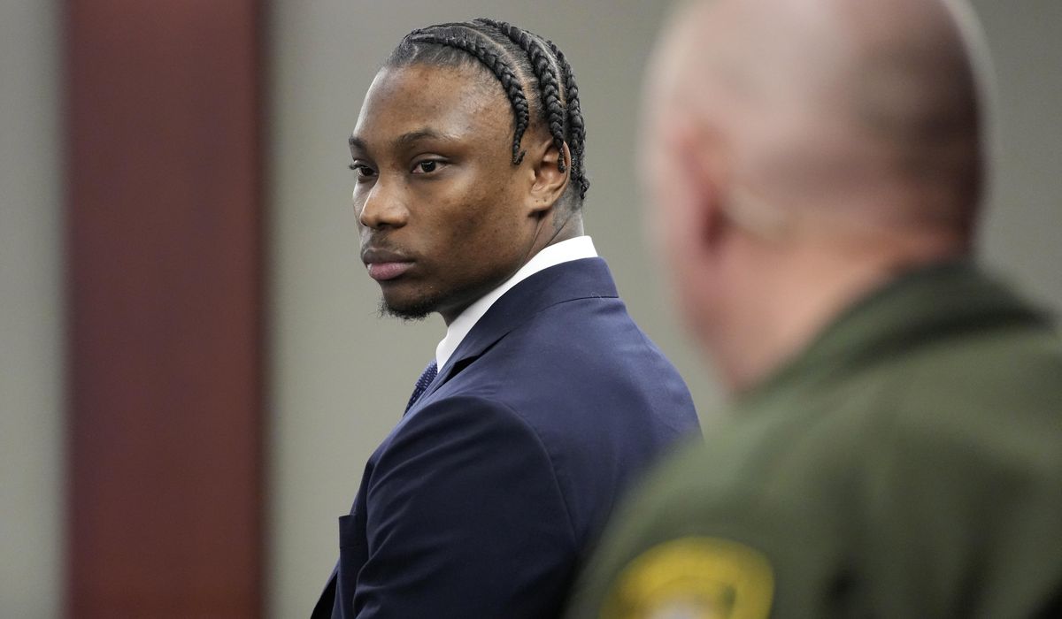 NextImg:Ex-Raider Henry Ruggs pleads guilty to driving 156 mph while drunk in fatal Las Vegas crash