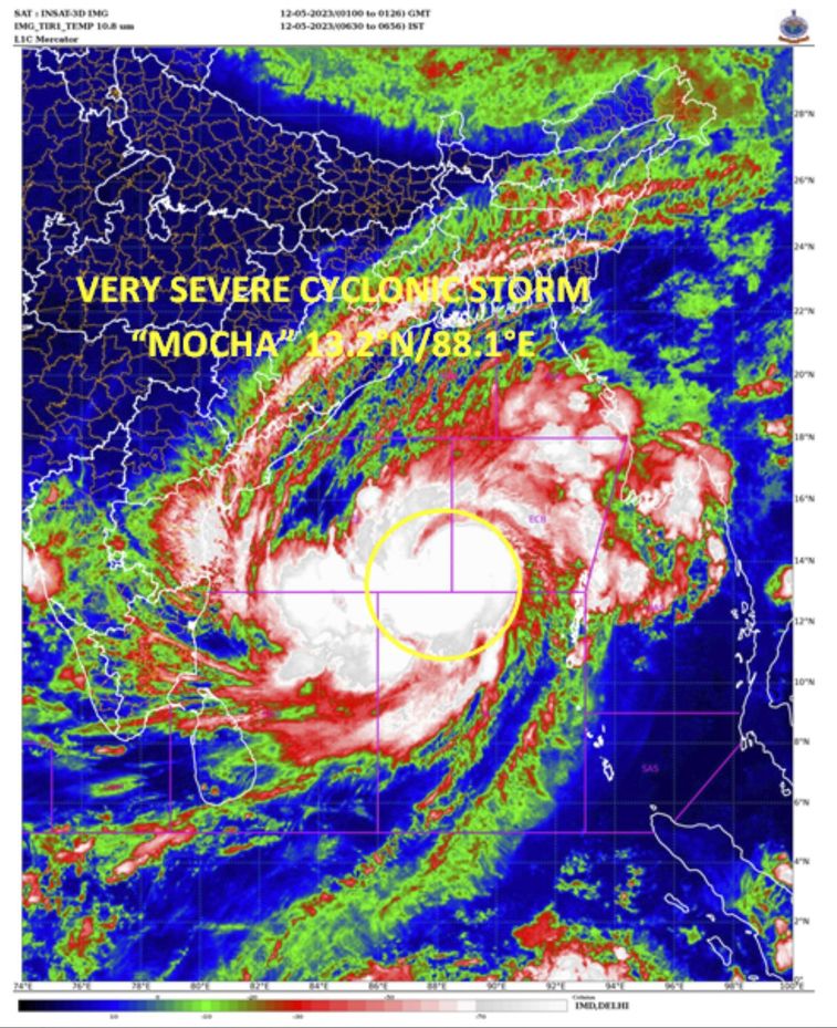 Bangladeş ve Myanmar şiddetli siklona hazırlanırken yüzbinlerce kişi tahliye edilecek