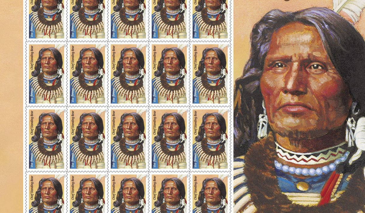 NextImg:U.S. Postal Service honors civil rights leader, Ponca tribe Chief Standing Bear, with stamp