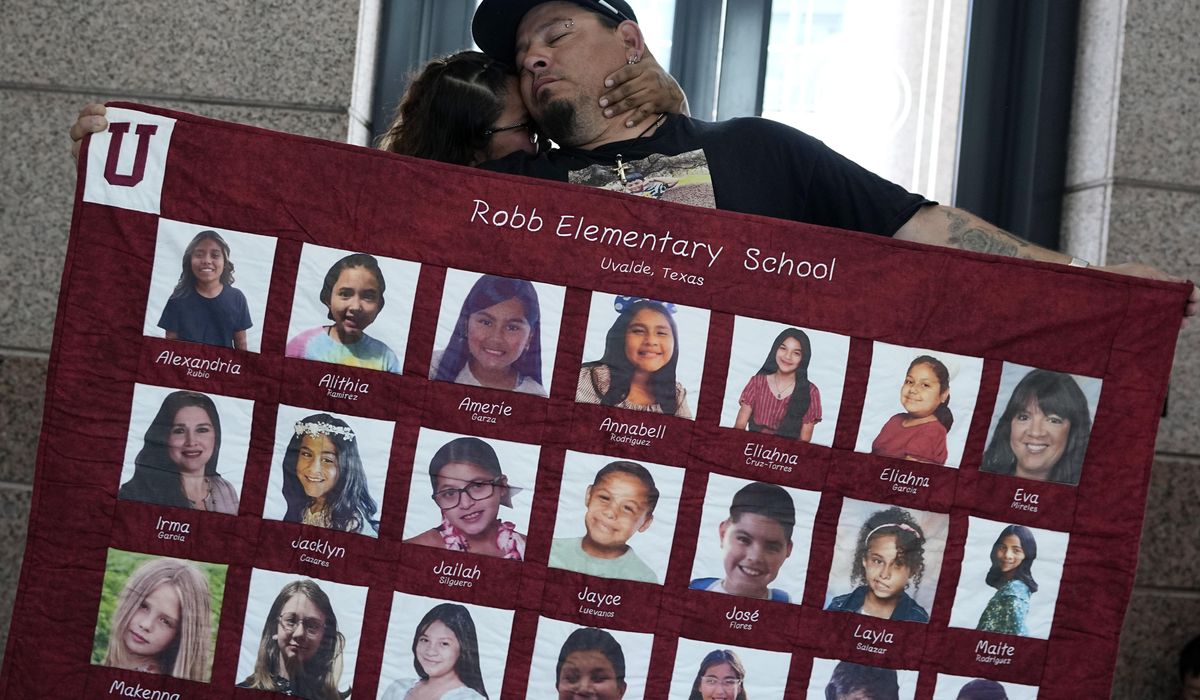 NextImg:On 1st anniversary of Uvalde, Texas, school shooting, Biden will push for more gun control
