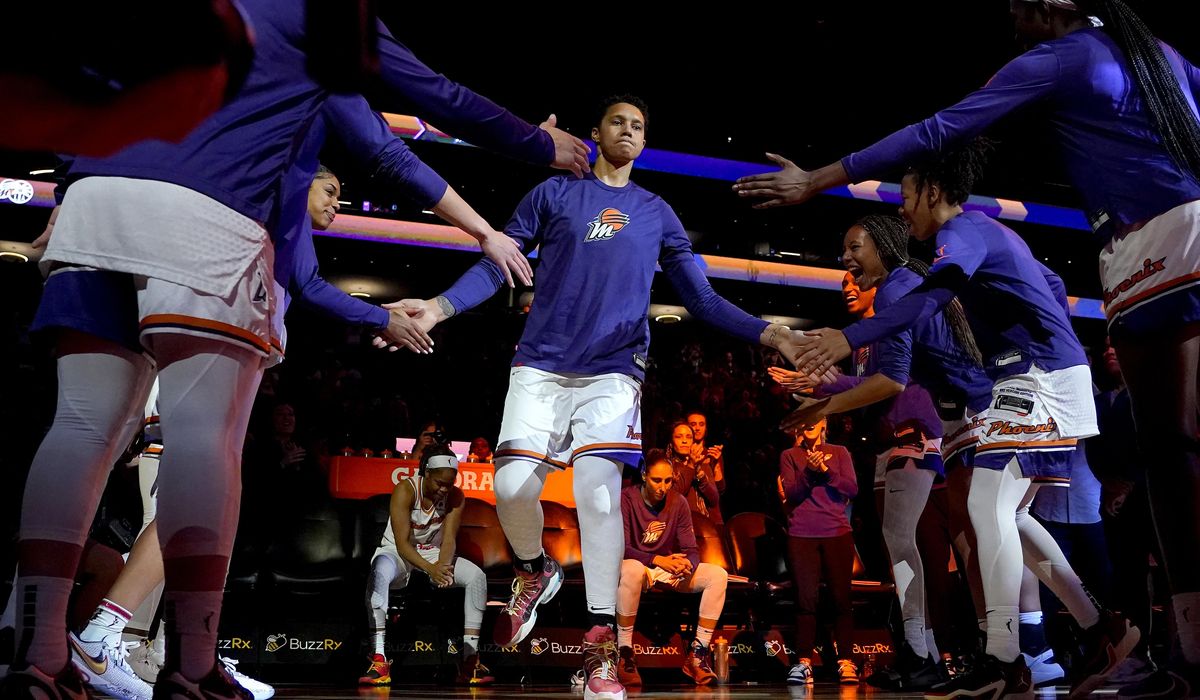 NextImg:Brittney Griner plays in first WNBA preseason game since detainment in Russia