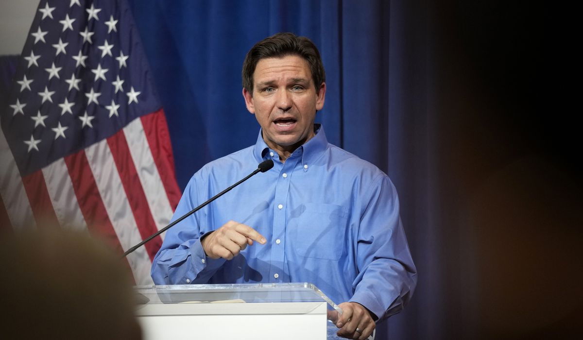 NextImg:DeSantis begins Iowa charm offensive: ‘Florida is the Iowa of the southeast’