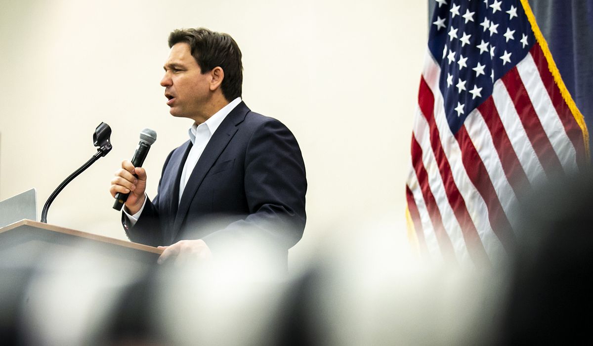 NextImg:DeSantis in Iowa warns of GOP ‘culture of losing’ as weather sidelines Trump’s event in the state