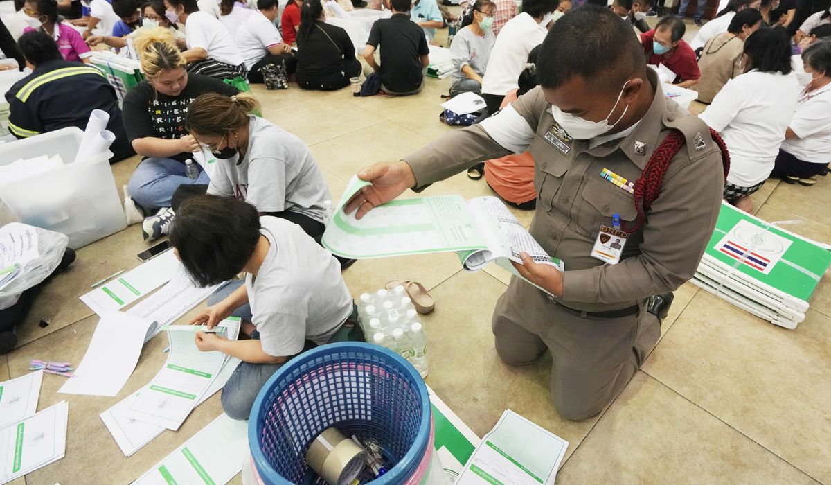 NextImg:Thai election underway with opposition favored to top polls