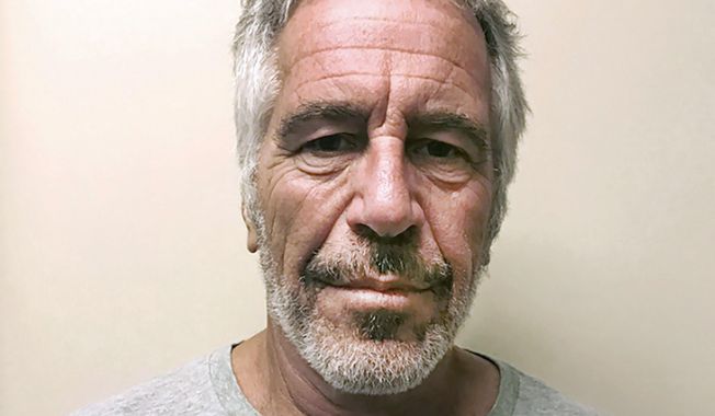 This March 28, 2017, photo provided by the New York State Sex Offender Registry shows Jeffrey Epstein.  (New York State Sex Offender Registry via AP, File)