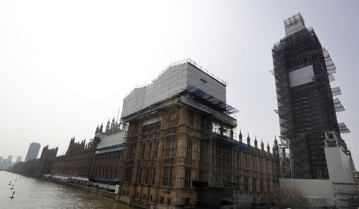 NextImg:Lawmakers warn leaky, crumbling U.K. Parliament at risk of ‘catastrophic’ event